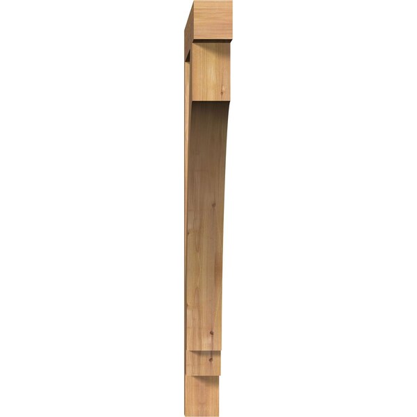 Imperial Block Smooth Bracket, Western Red Cedar, 3 1/2W X 34D X 40H